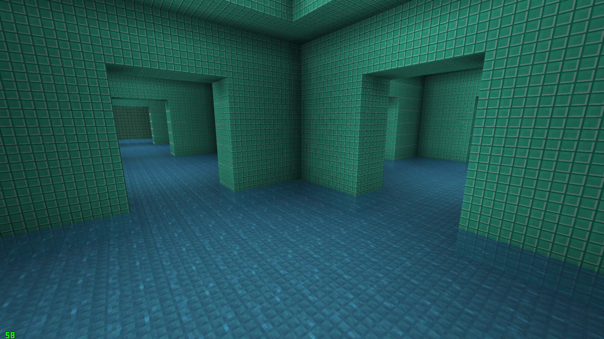A water like area just like your in the pool rooms.
