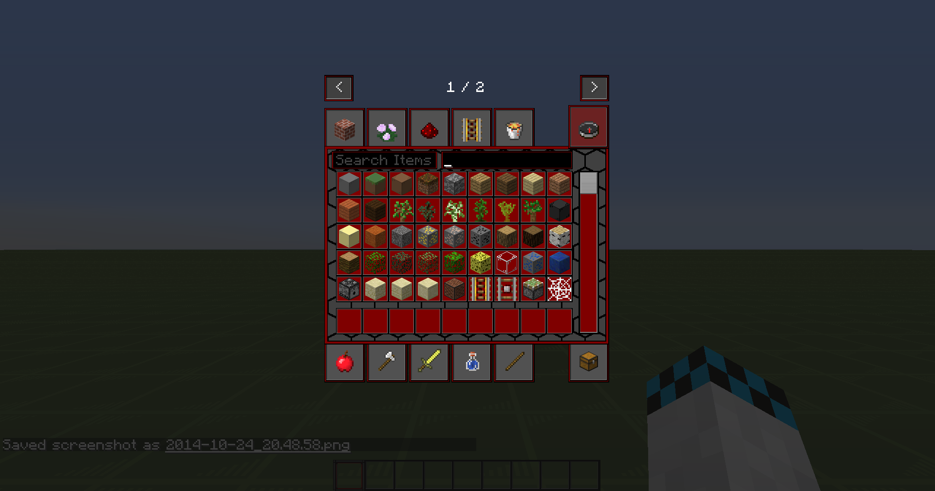 GUI - Creative Inventory - Search Tab