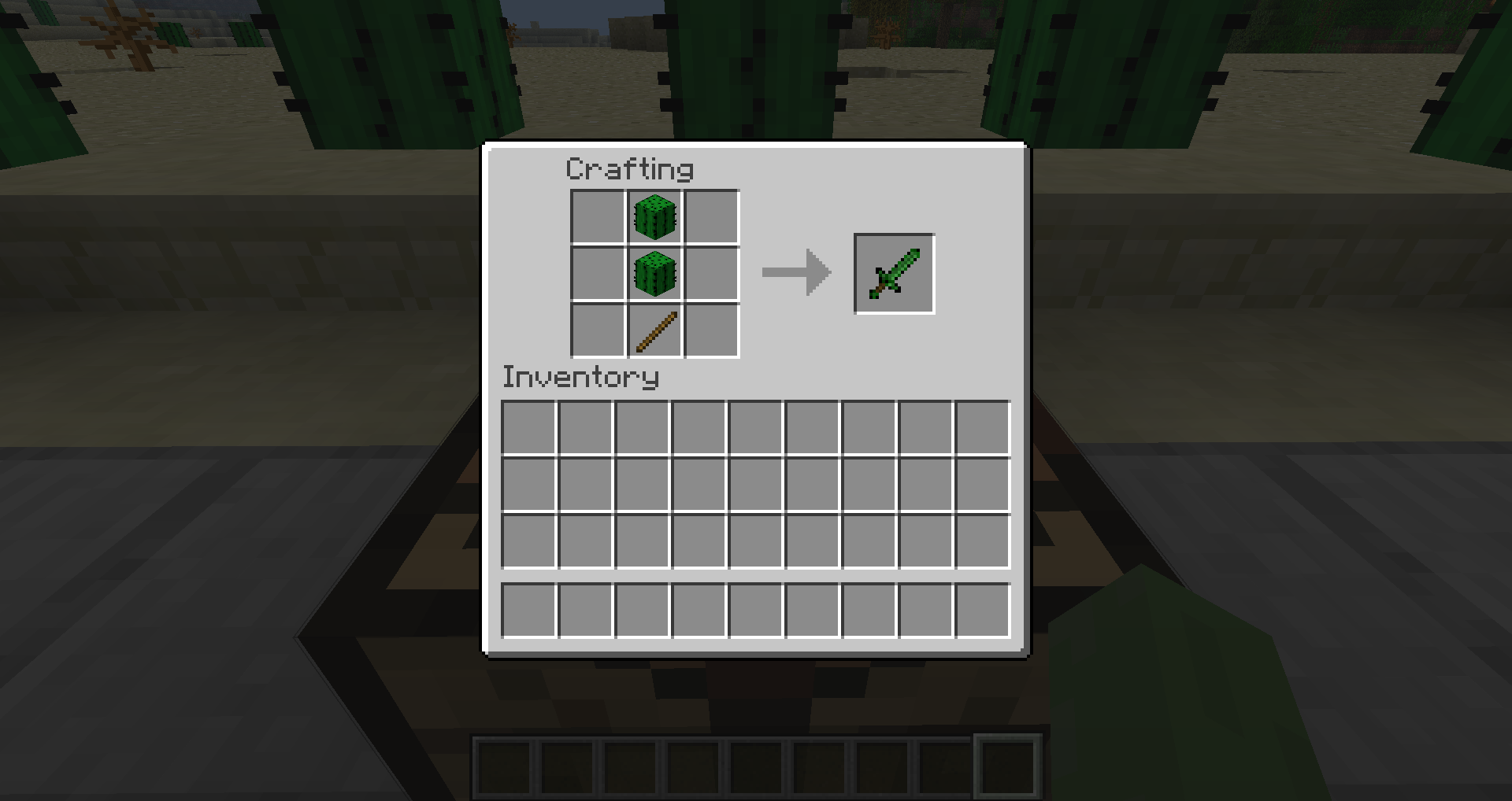 Cactus Sword Recipe