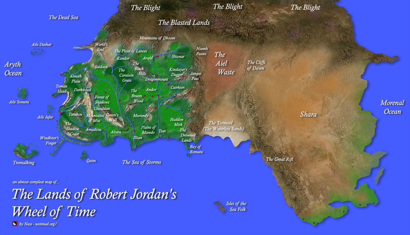 Wheel Of Time Map Wheel Of Time Map