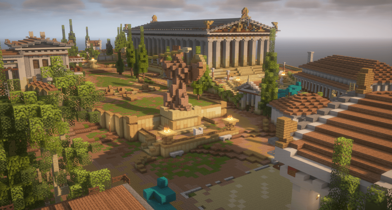 Acropolis of Athens | Bedrock Edition | World Wonders Series | Greek ...