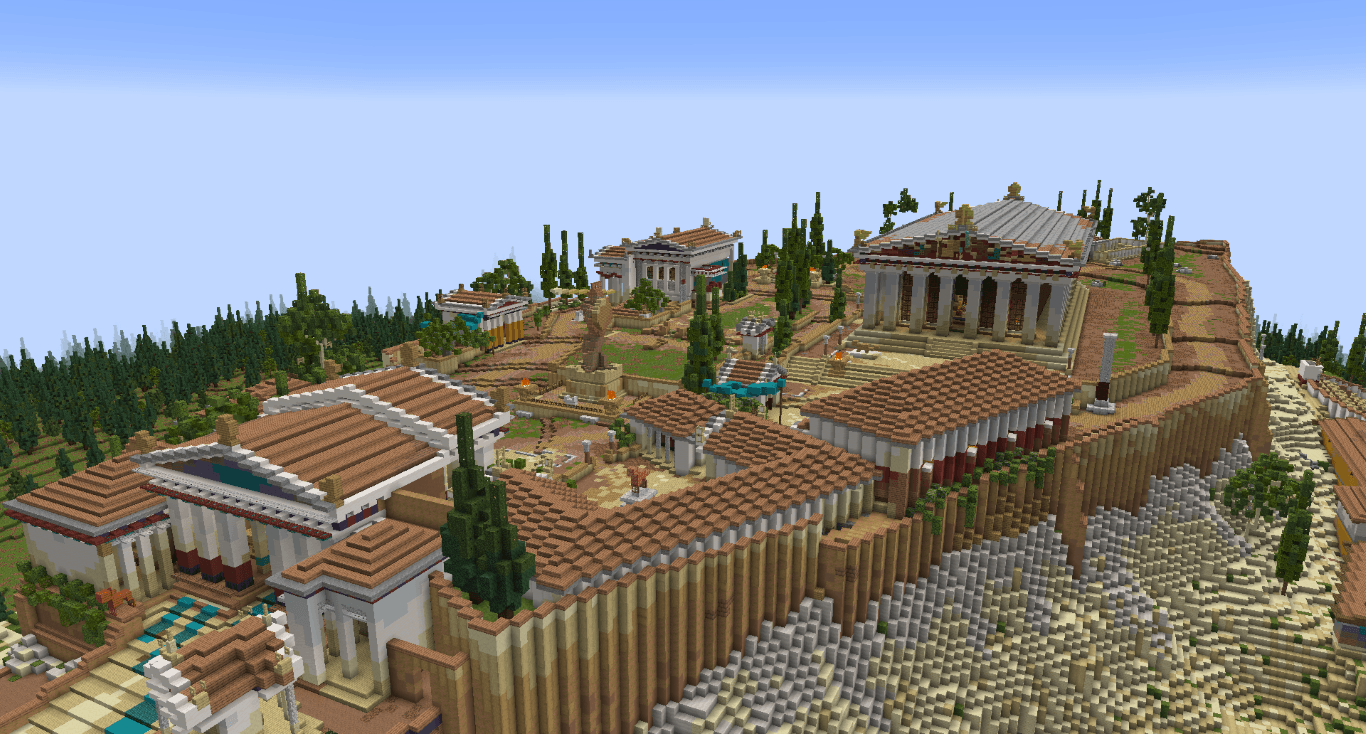 Acropolis of Athens | Bedrock Edition | World Wonders Series | Greek ...