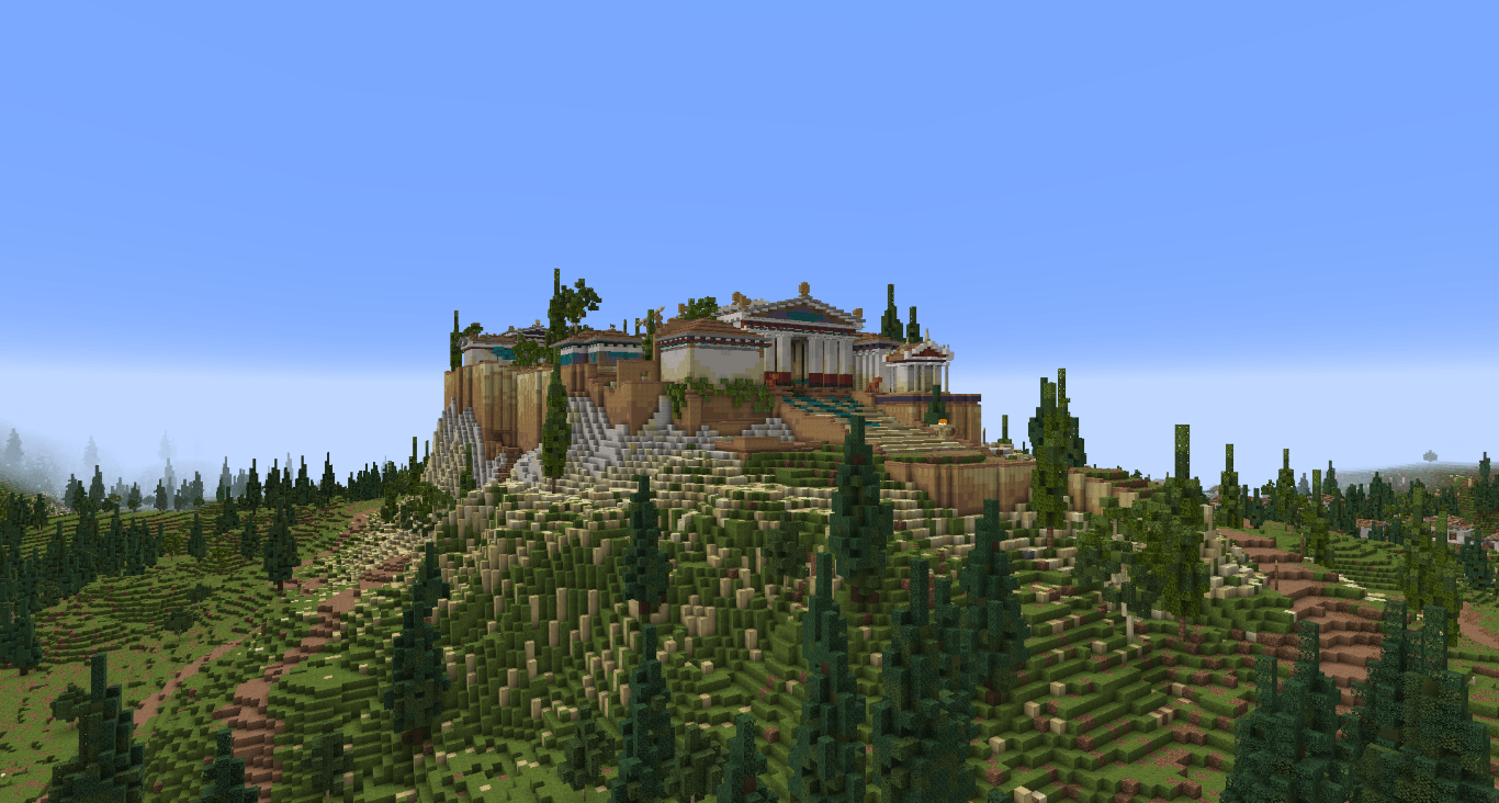 Acropolis of Athens | Bedrock Edition | World Wonders Series | Greek ...