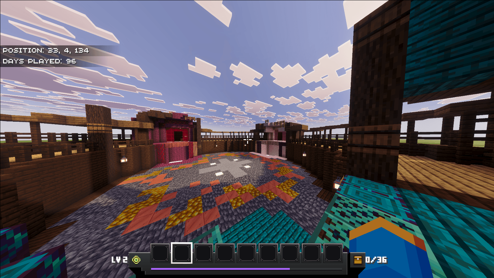 the arena of the "Aim Game"