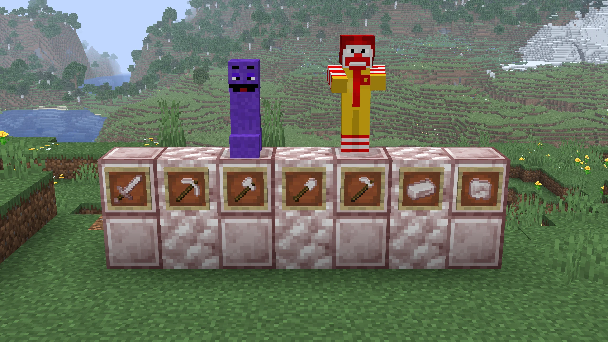 Mcium Tools and custom mobs