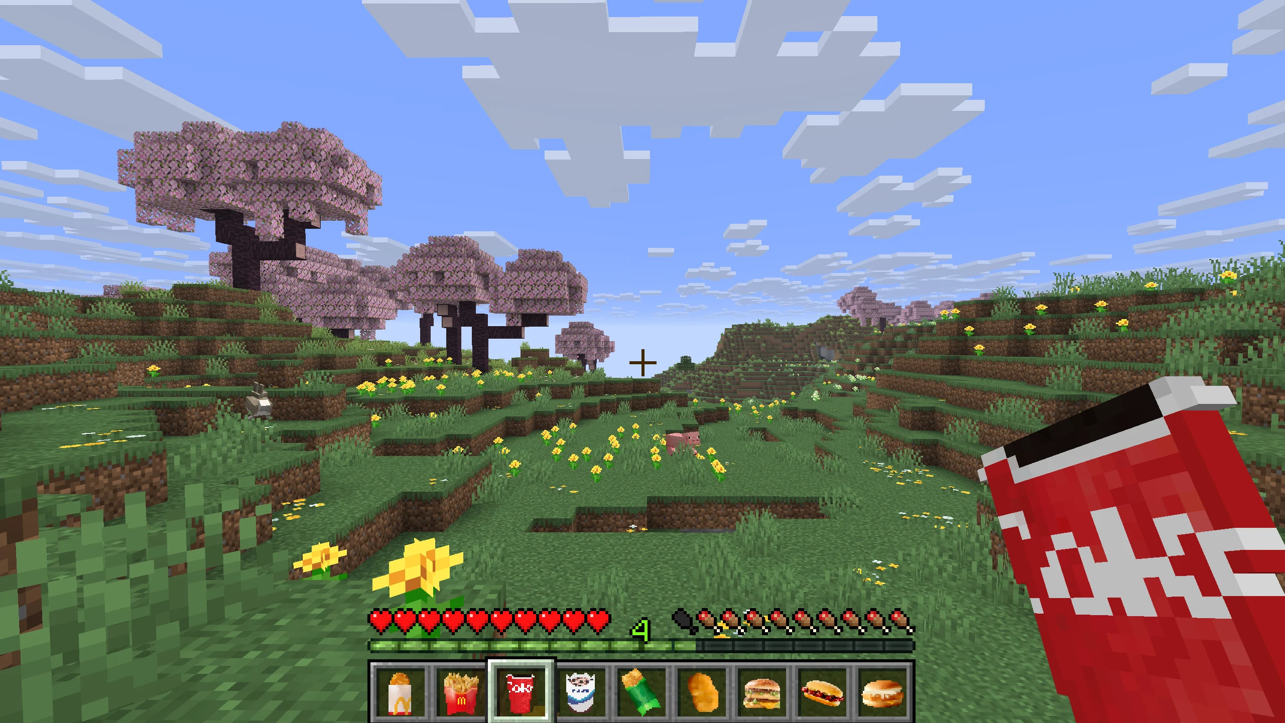 Screenshot of items