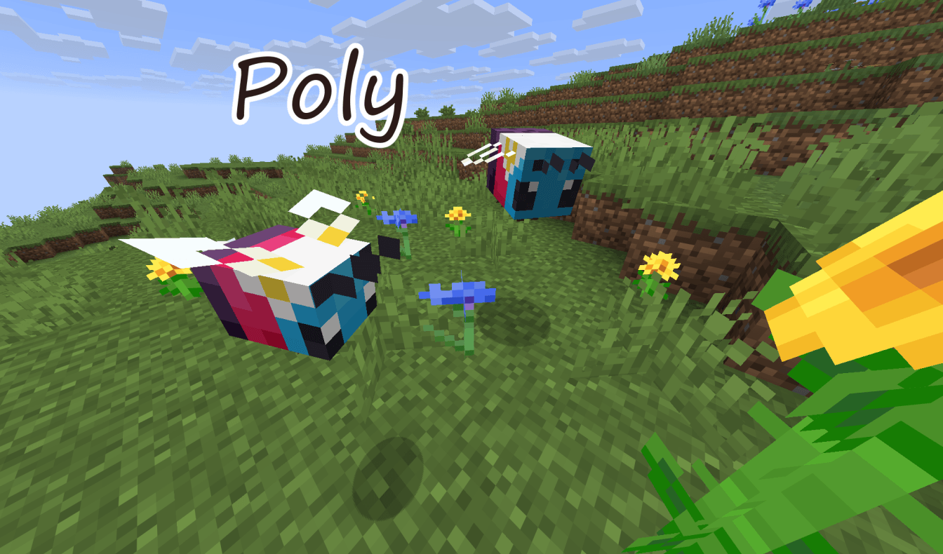Thumbnail If you name a bee the name in this picture, their texture will change to the appropriate pride flag!