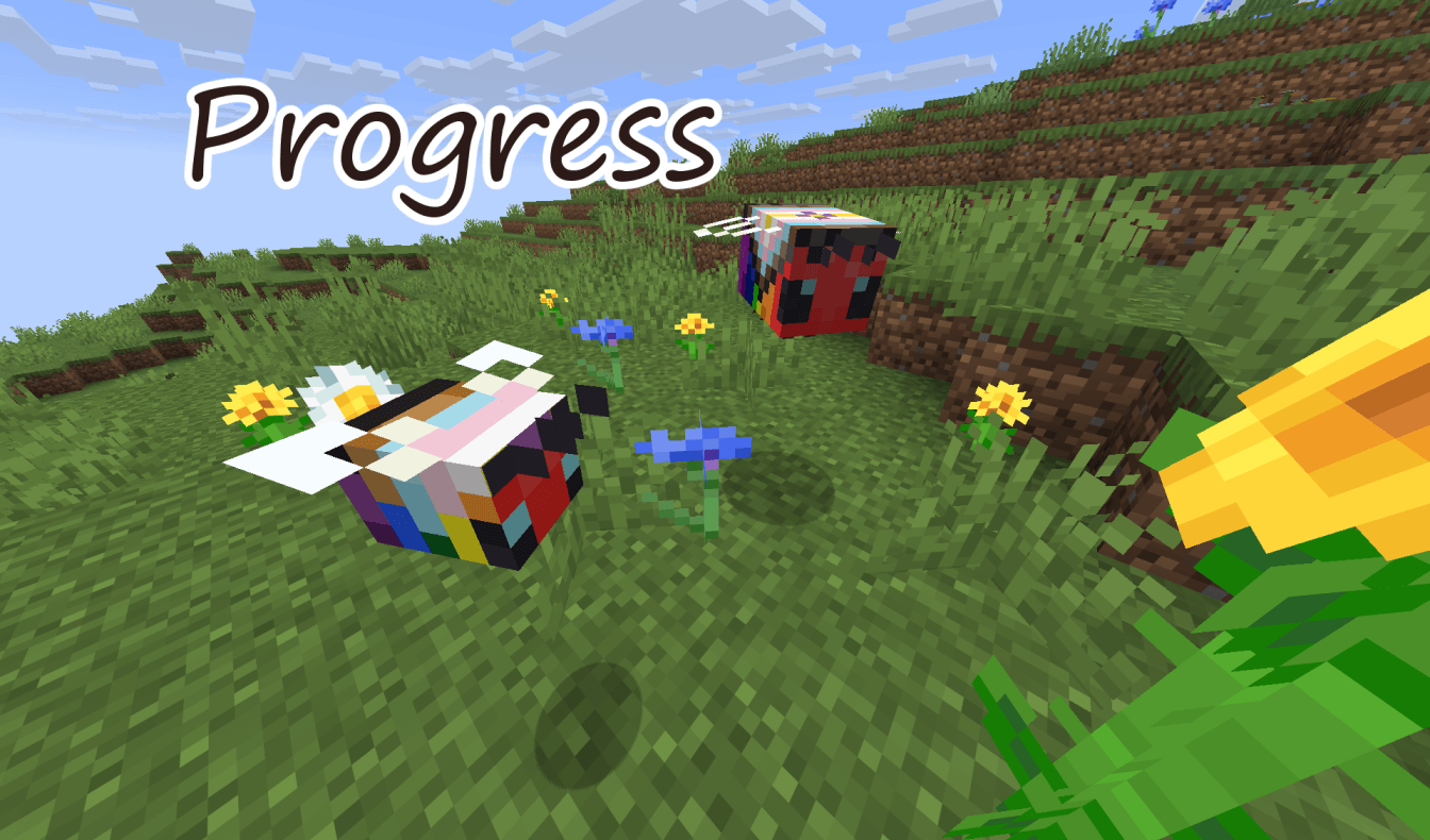 Thumbnail If you name a bee the name in this picture, their texture will change to the appropriate pride flag!