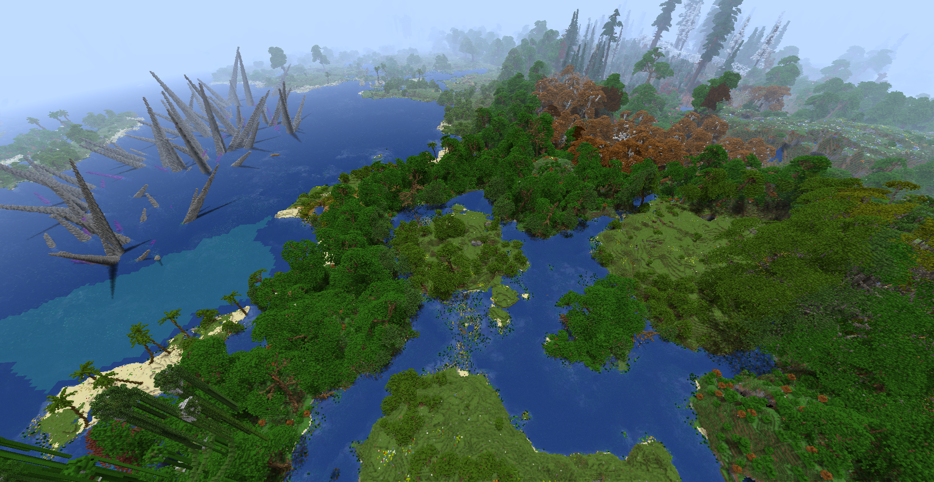 Thumbnail Test in vanilla world with only Distant Horizons mod