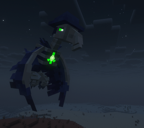 Tormniac flying above a mesa/desert