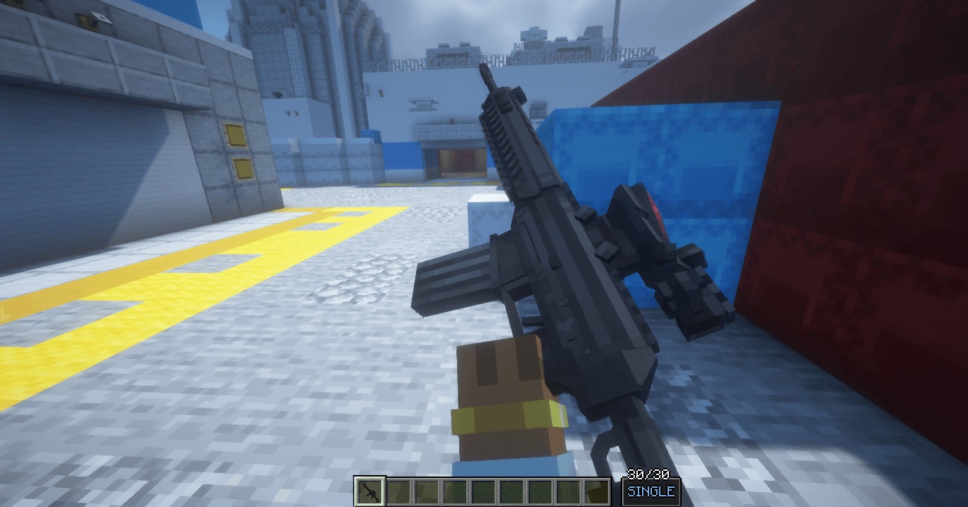 SG553. Swiss assault rifle