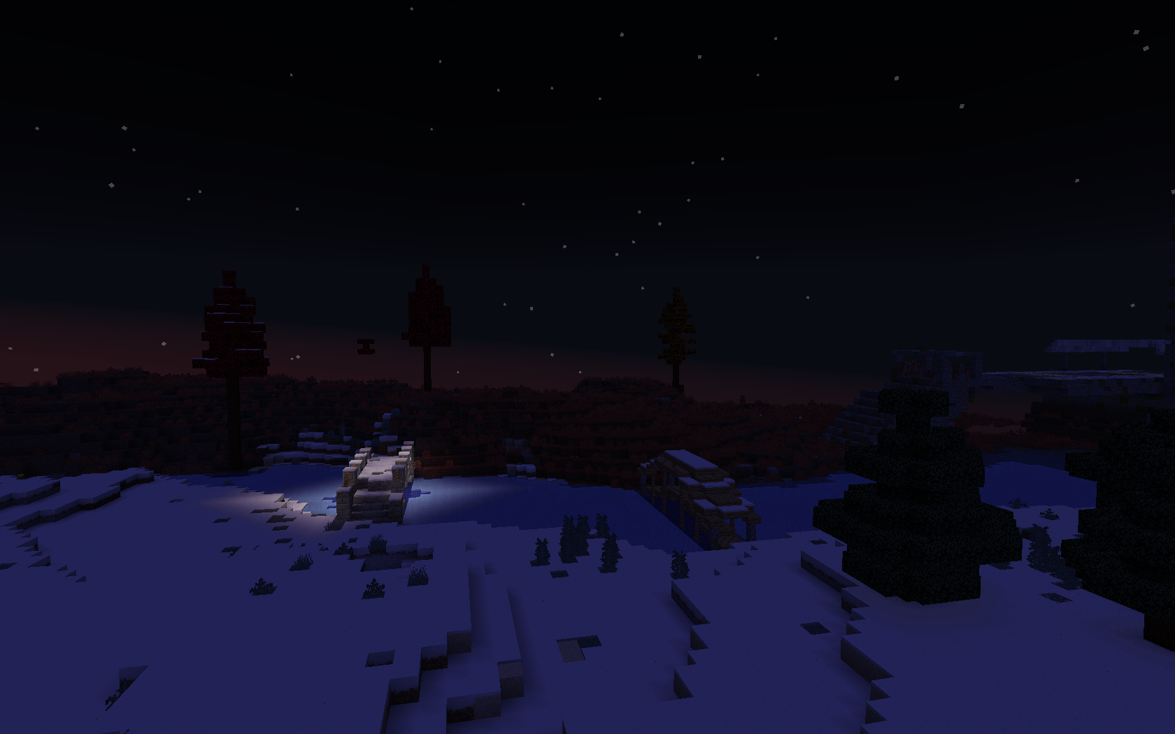 Auto Generated bridge on the night