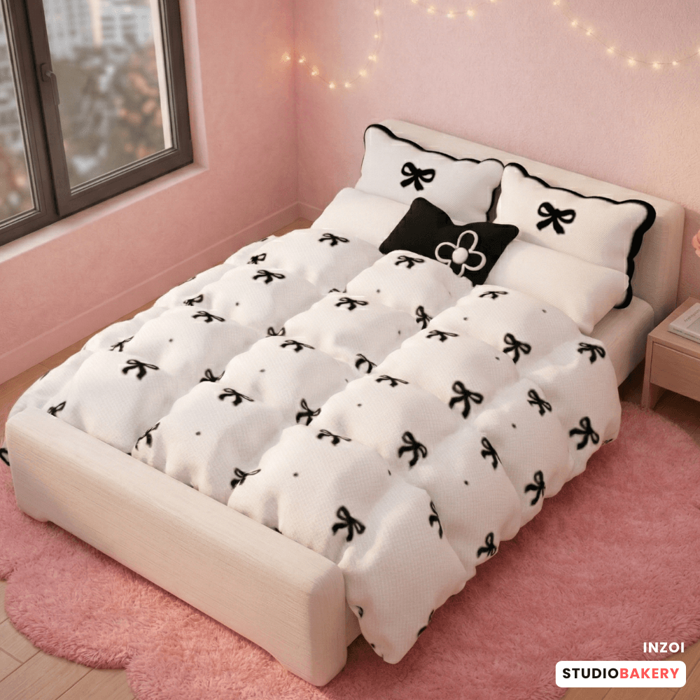 StudioBakery Cutie Bedroom Black & White Bed