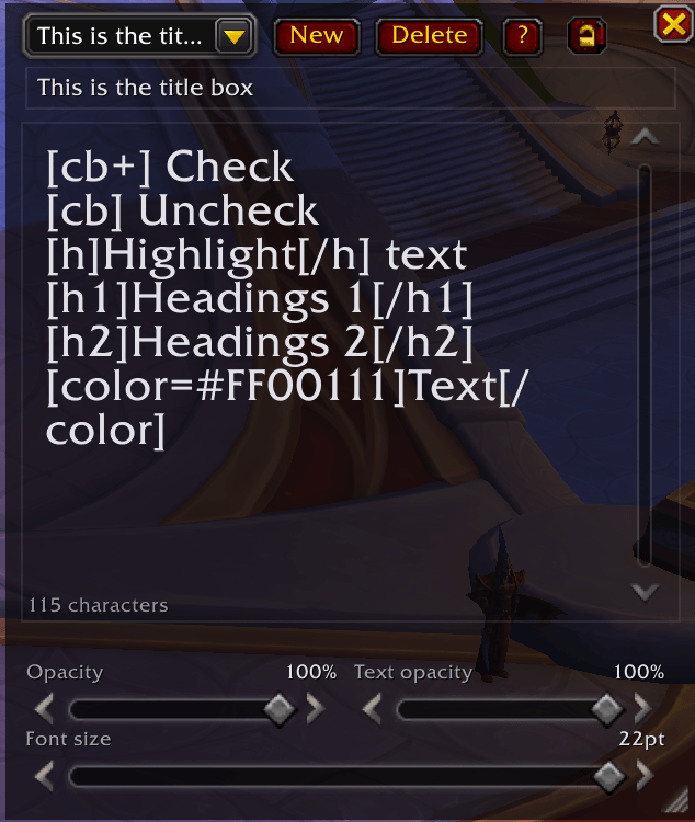 Edit mode