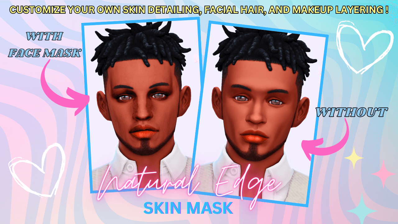 A subtle face‑mask overlay that adds soft, natural definition to your Sims’ features