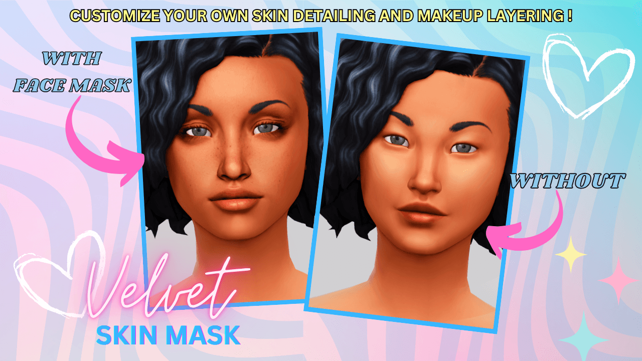 [JBTN] Velvet Face Mask - Gallery - The Sims 4 Create a Sim - CurseForge