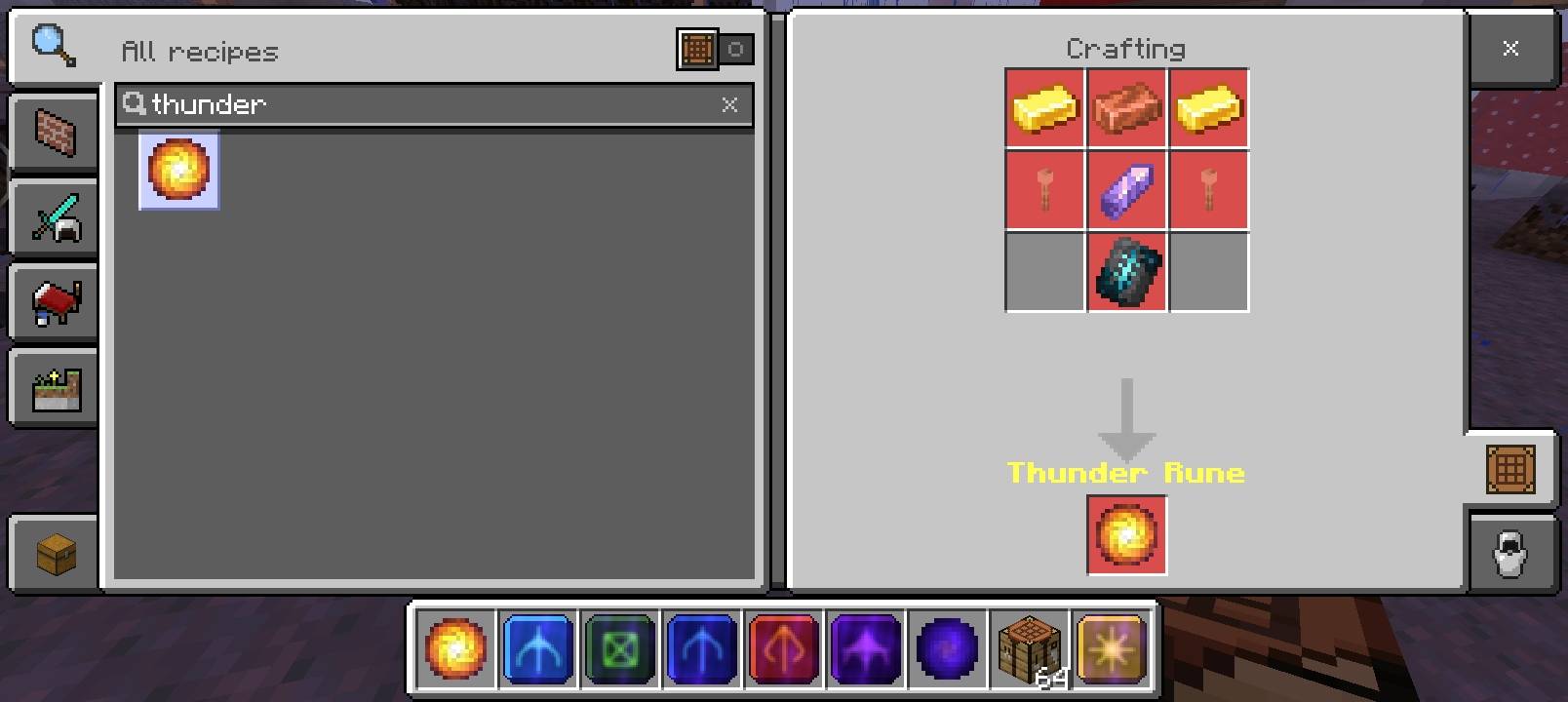Thunder Rune Crafting