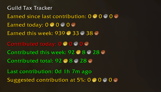 The main tracker window