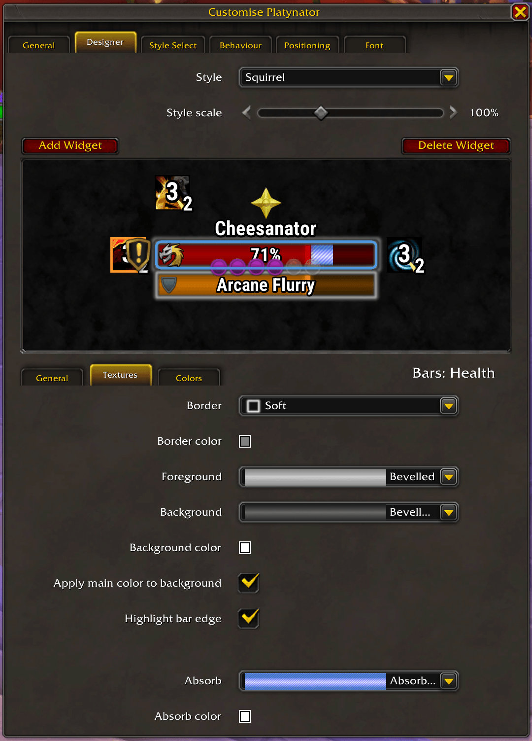 Thumbnail Nameplate editor - with drag-and-drop