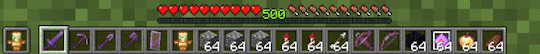 Hotbar scrolling preview