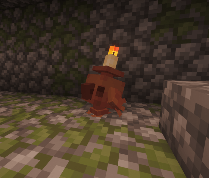 Thumbnail Parropot in a Jungle Pyramid... it has a candle in it's head!