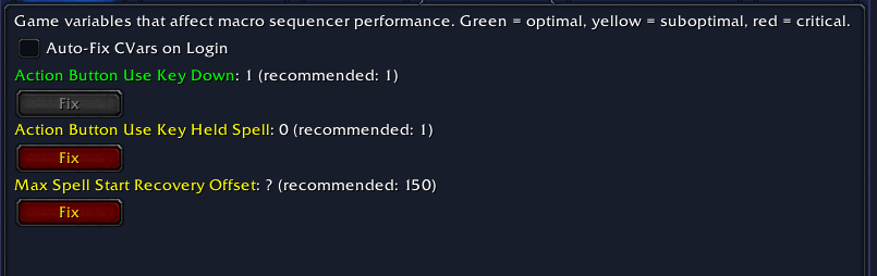 Thumbnail Included recommendations for your CVar's so that everything will run smooth as butter!