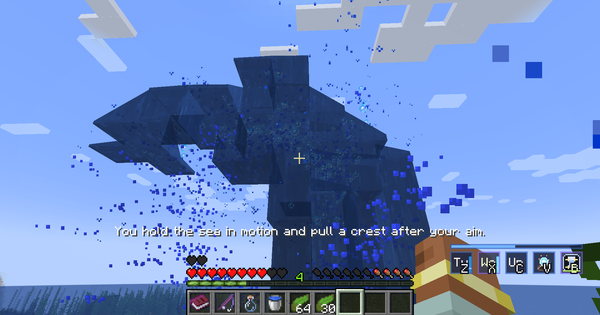 Water players can control water, mostly it is used to wack people, the closest thing water players have to a pvp ability is sink which can drag somebody down into the water to drown, not very useful in the shallows though, a fire player's worst nightmare.