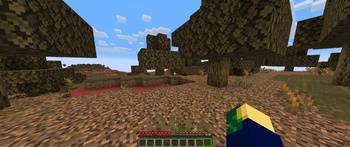 Ingame HUD in the badlands biome