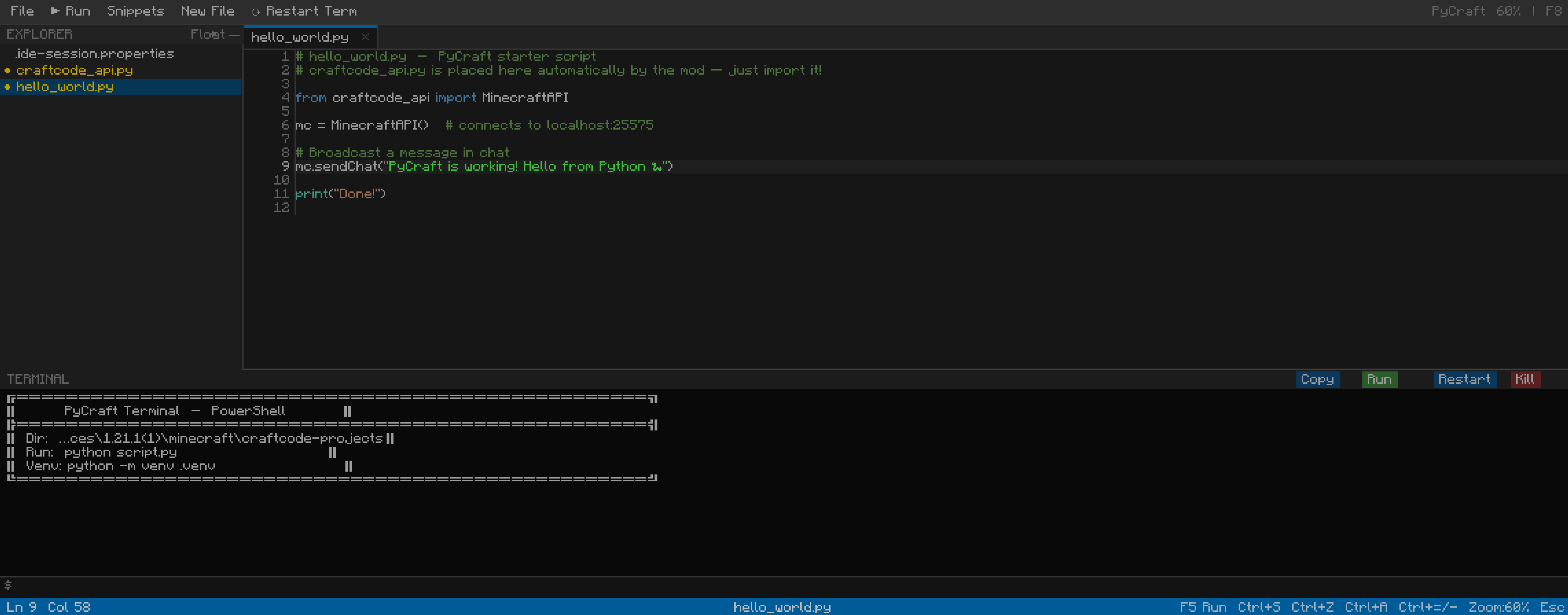 PyCraft IDE - Minecraft Mods - CurseForge