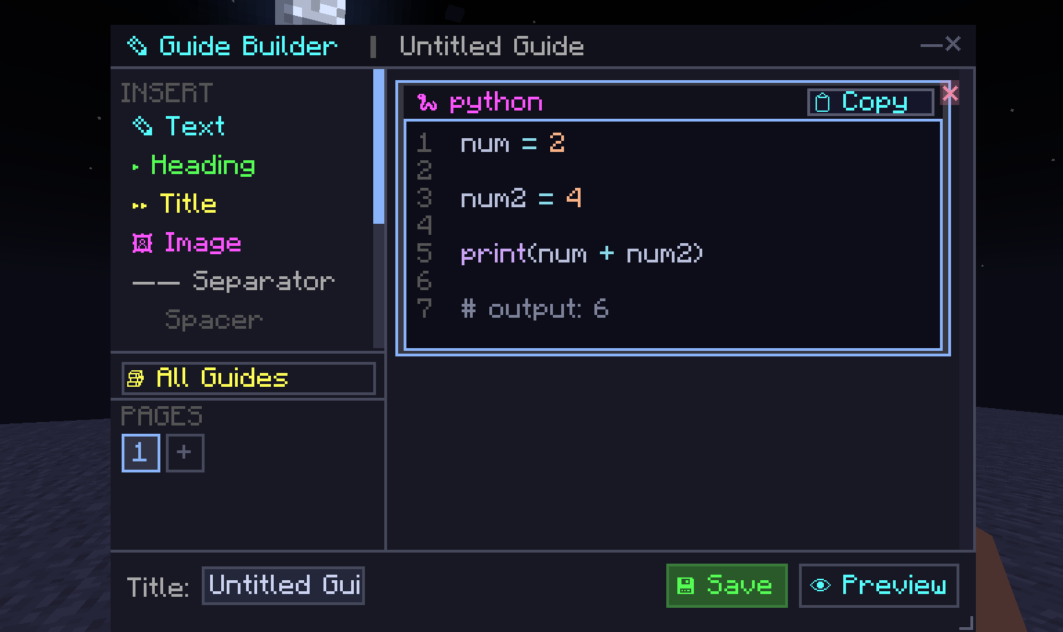 PyCraft IDE - Minecraft Mods - CurseForge