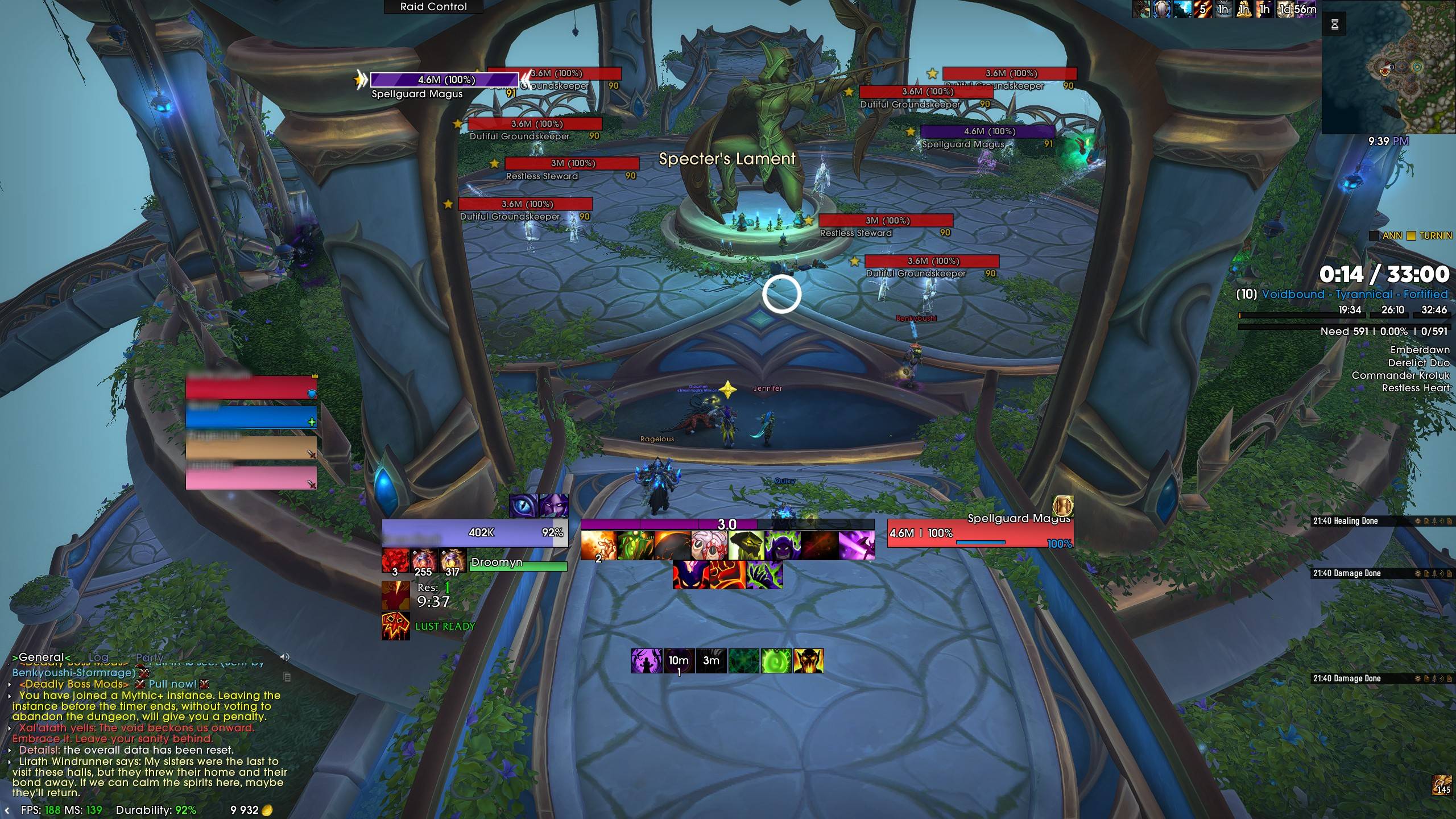 Thats how the UI Looks In M+