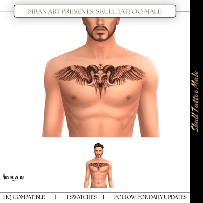Skull Tattoo Male