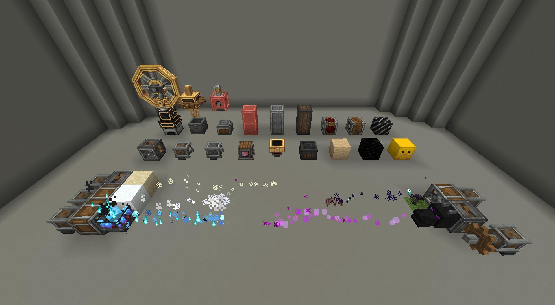 Screenshot of the features