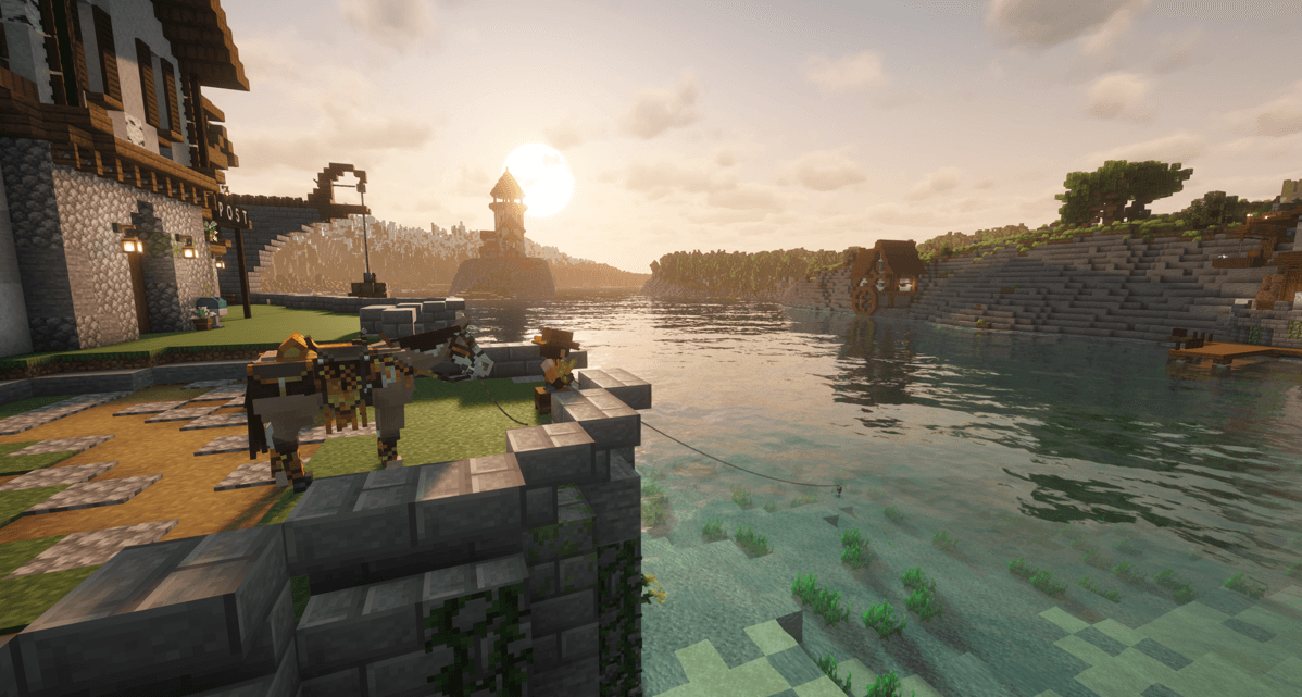 Fishing at Coastal Town of Volans