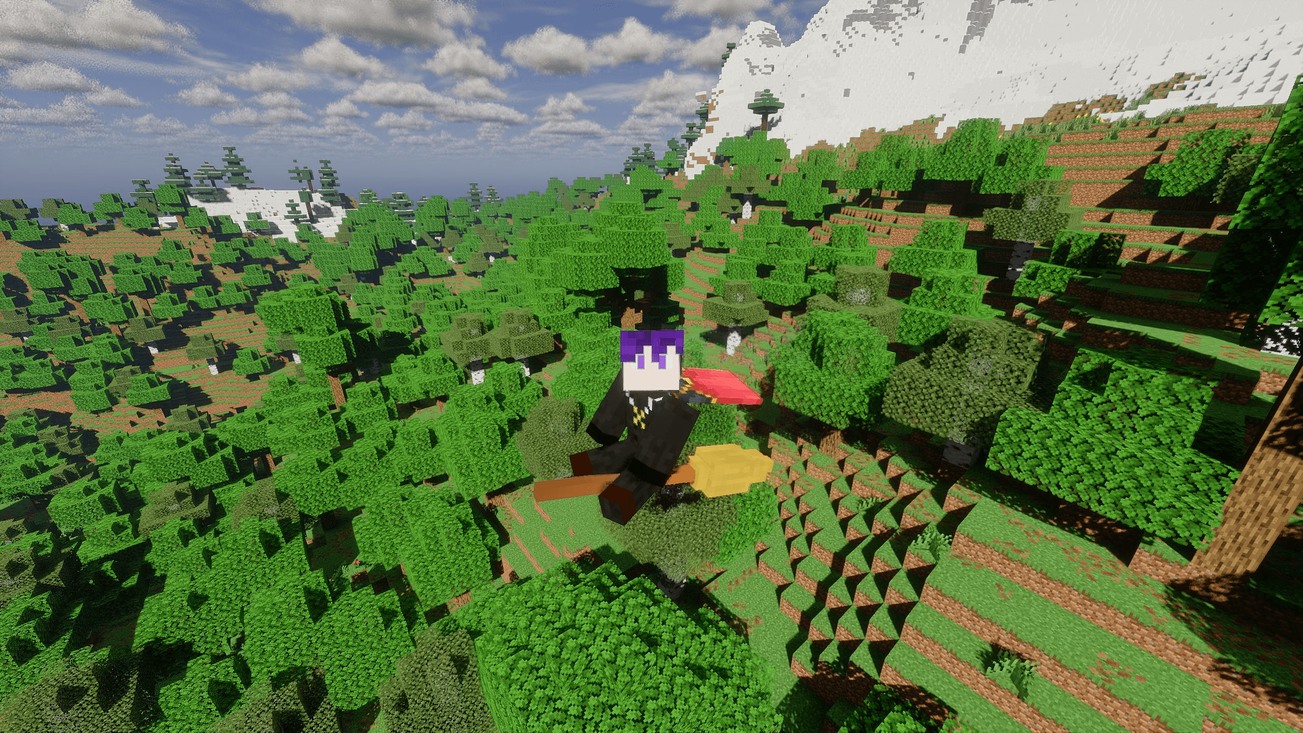 Thumbnail Flying on a broom