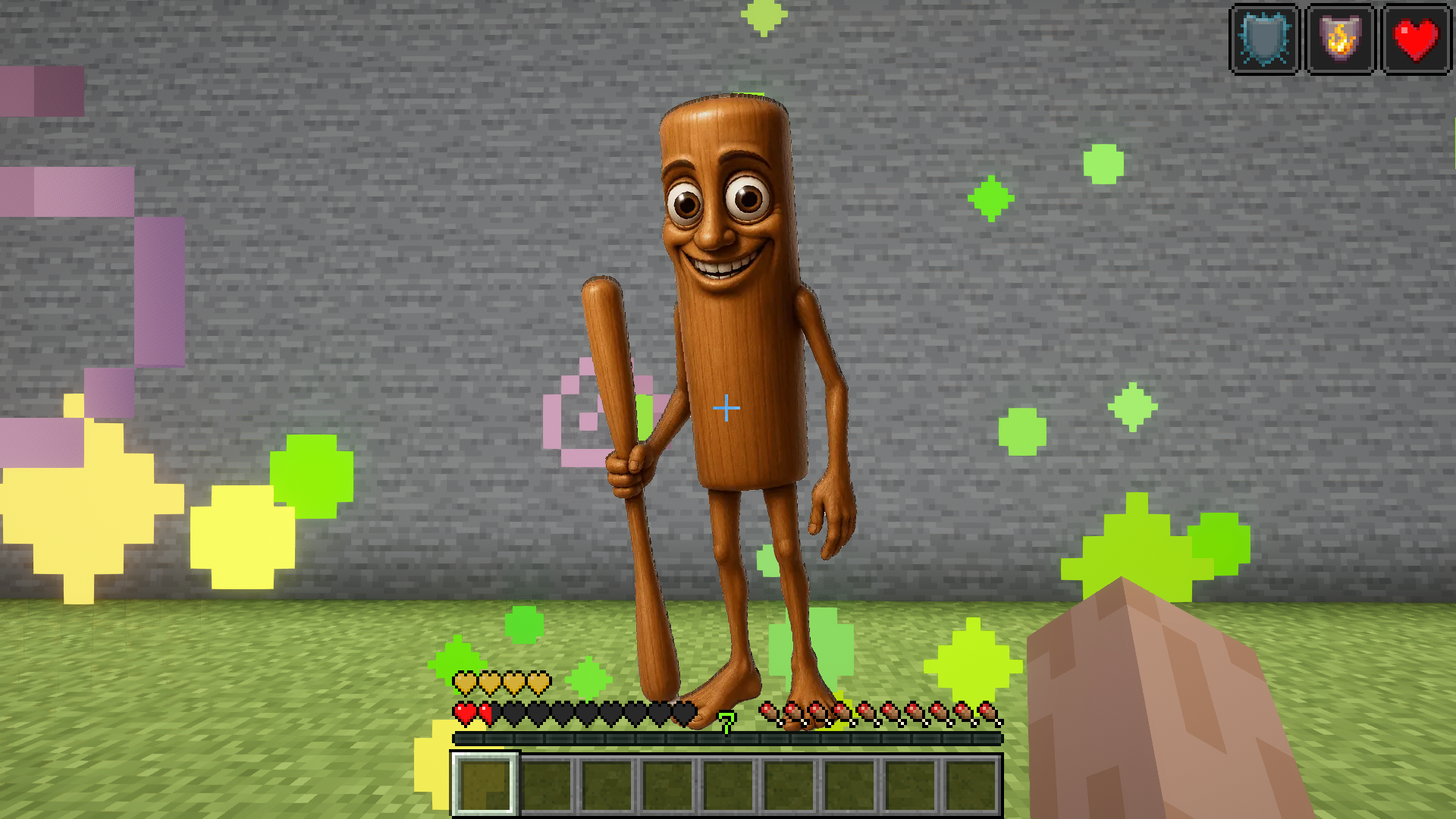 Tung Tung Tung Sahur Totem Minecraft PE Texture Packs