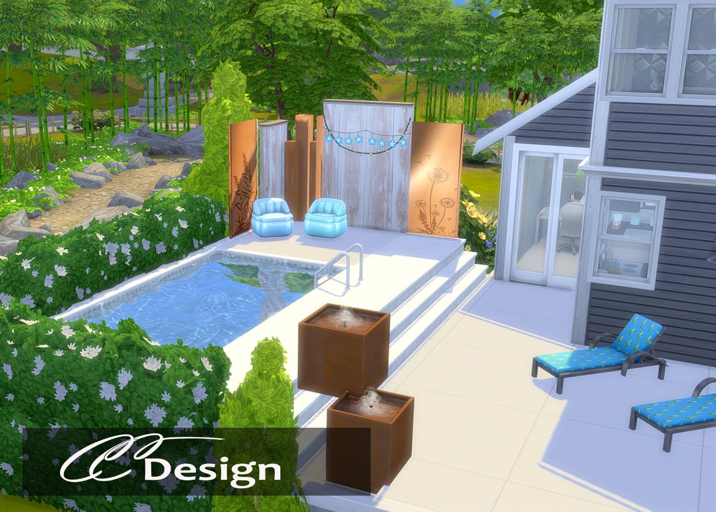 Thumbnail - 2 bathrooms - bedroom - 2 floors - conservatory - swimming pool - open-plan design
