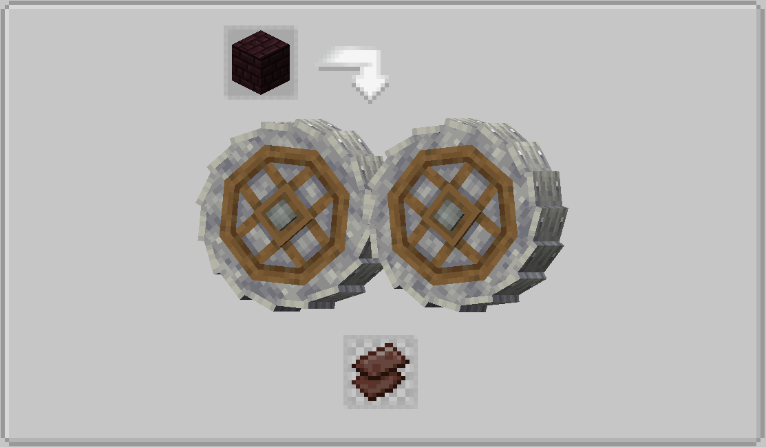 Thumbnail Nether bricks -> Netherite scrap - chance 0.4%