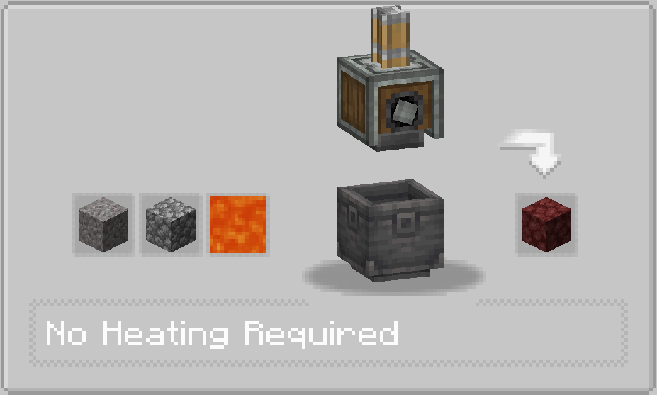Thumbnail Gravel + Cobblestone + Lava - 0.1 B -> Netherrack