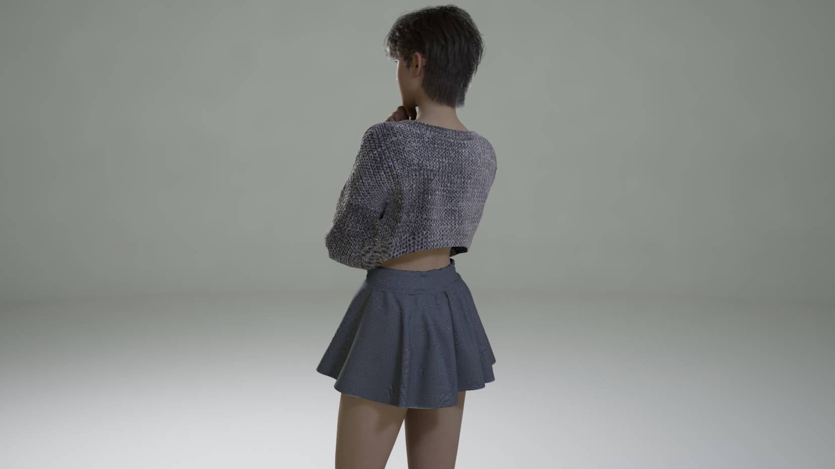 Comfy Flared Shorts. 🧵