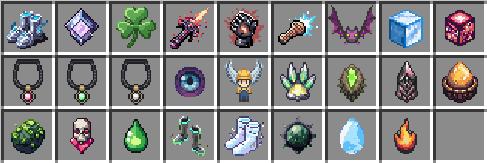 Relics Interface Screenshot