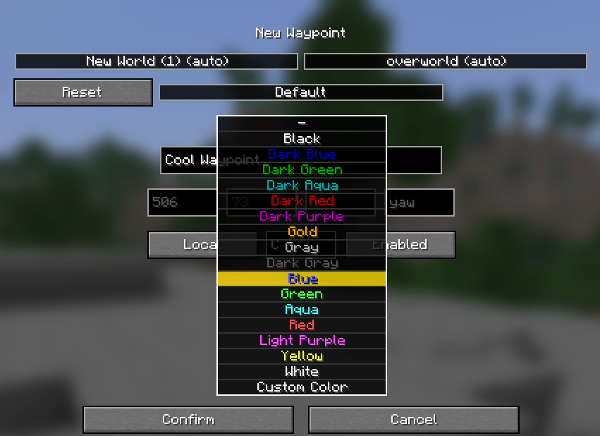 Xaero Custom Waypoint Colors - Gallery - Minecraft Mods - CurseForge