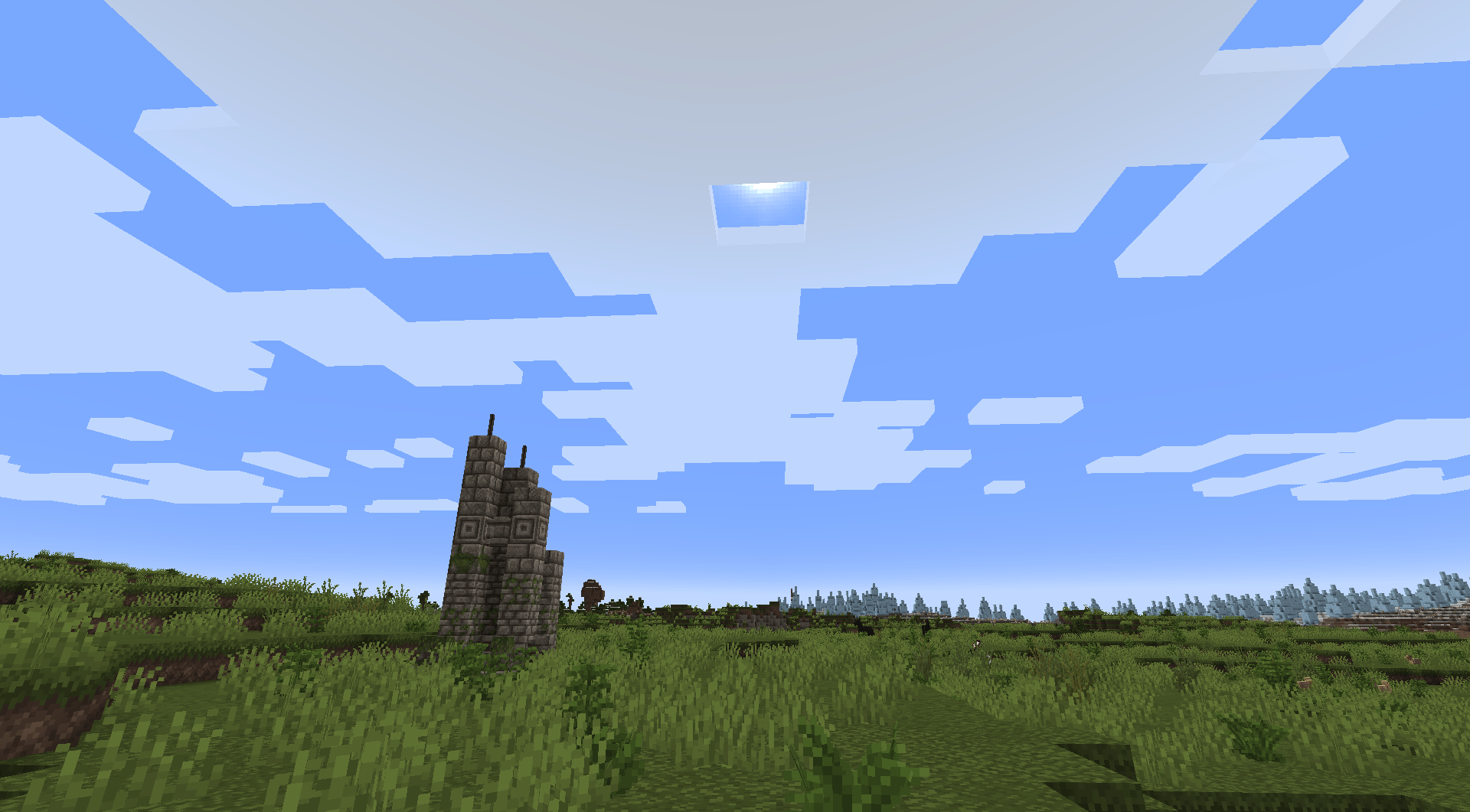 A tower worn down by time.
Only the wind blows.