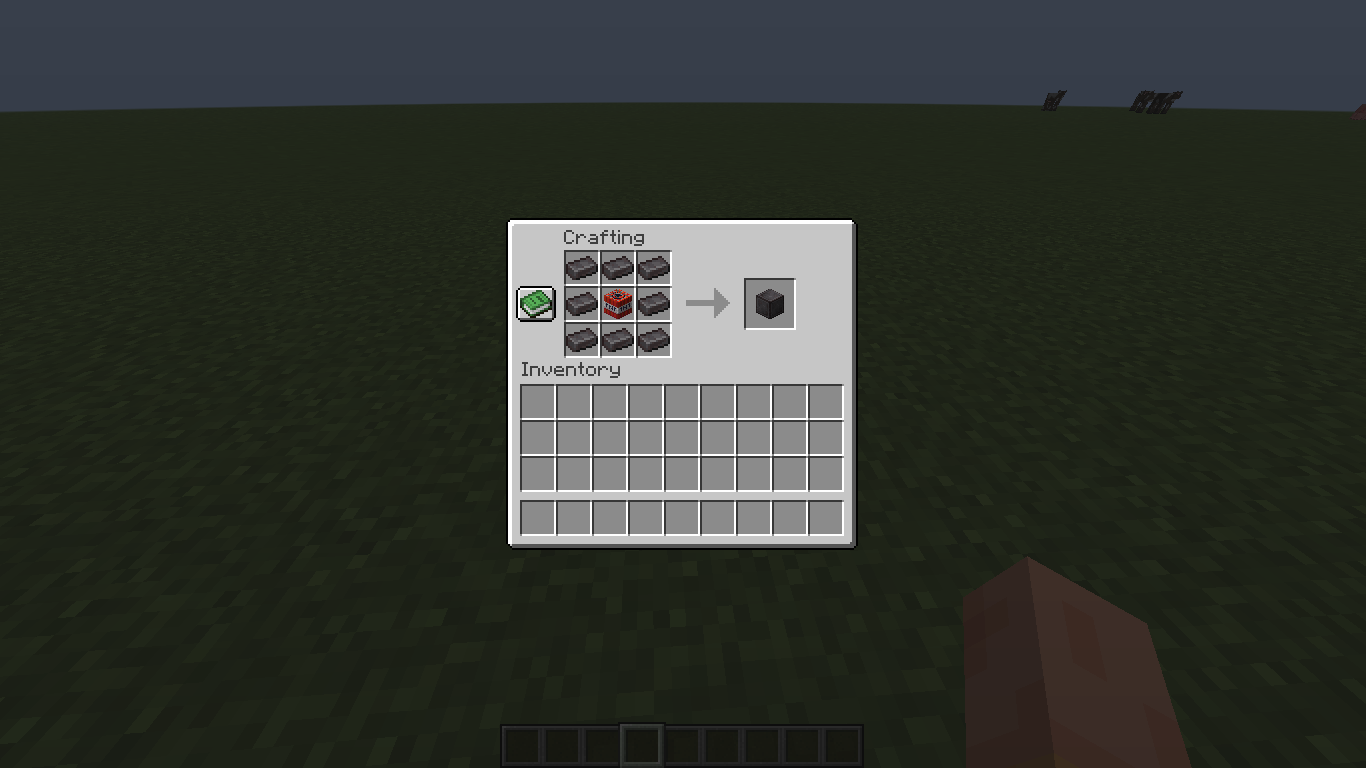 Thumbnail The crafting recipe of the Explosive Netherite Block