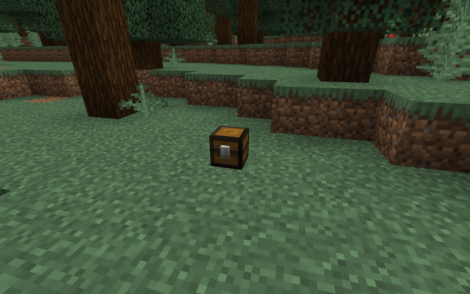 A Mini Chest in a spruce tundra.