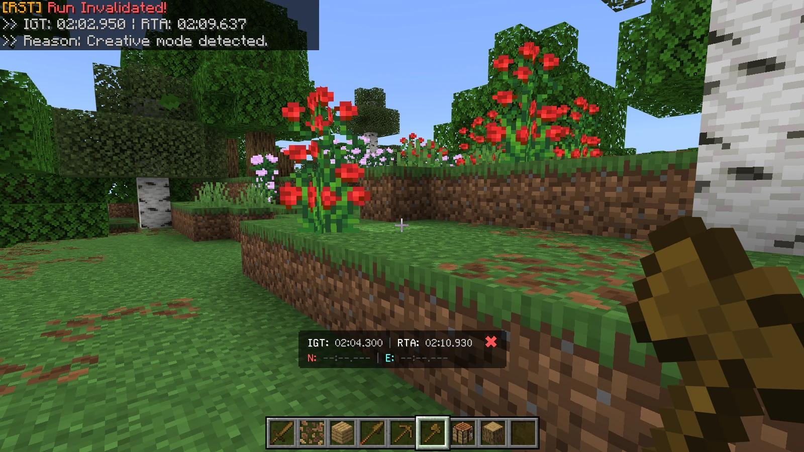 real-speedrun-timer-action-bar-hud-invalid