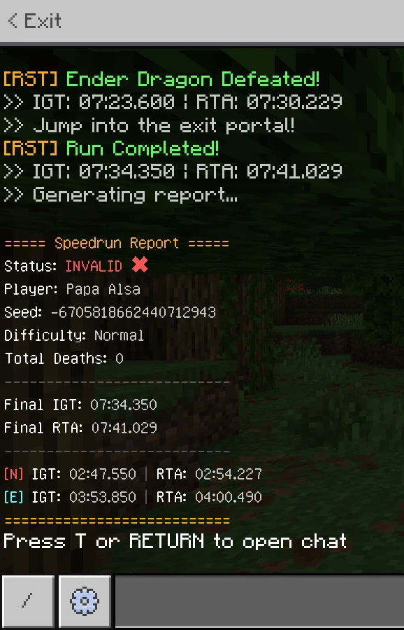 real-speedrun-timer-chat-report