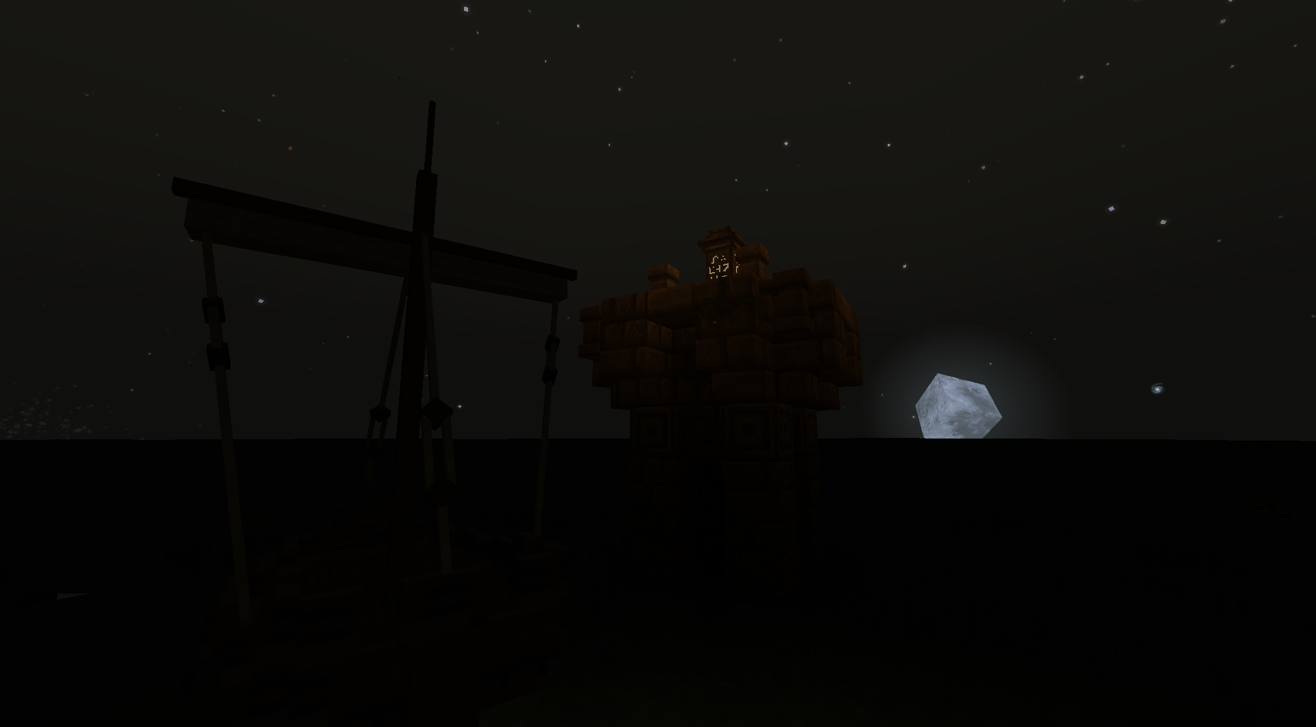 A tower that sank into the sea along with the land it once stood on.
The waves slowly erode its memories.