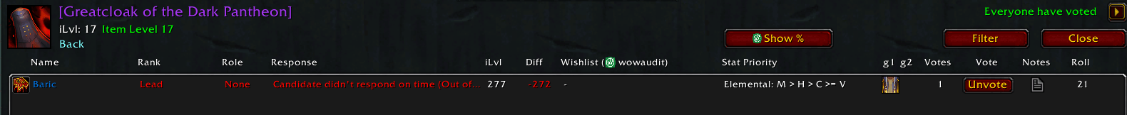 RCLootCouncil Preview