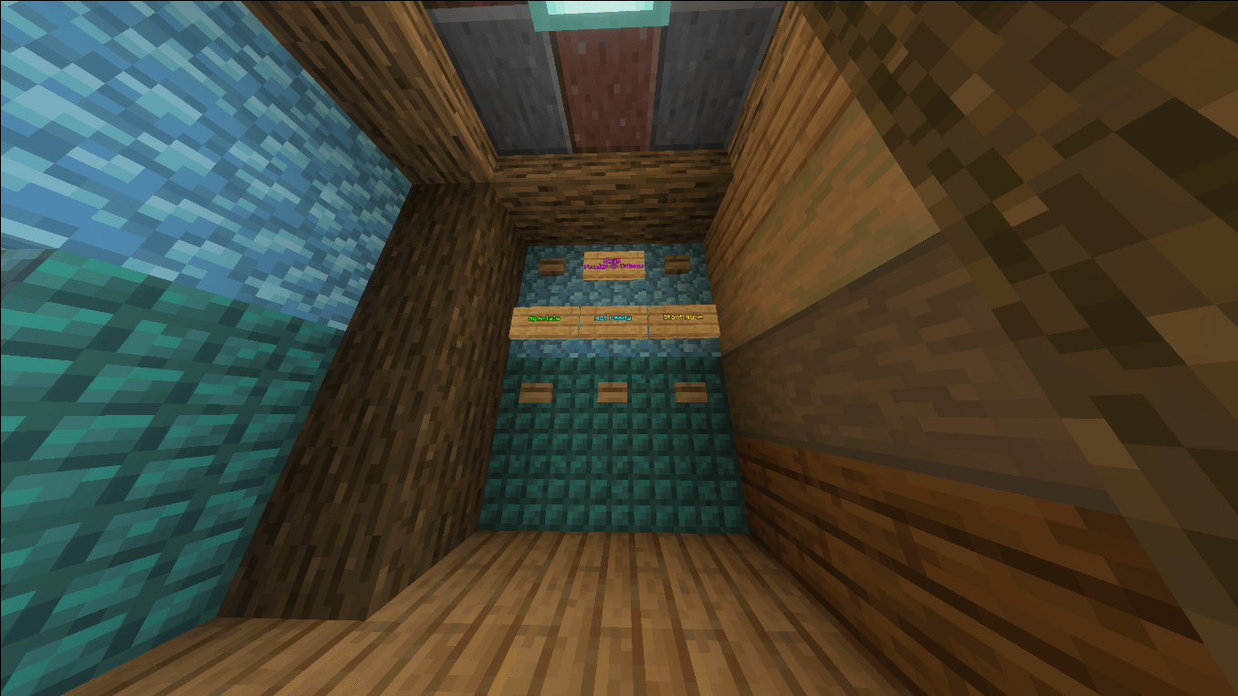 buttons for the minigame